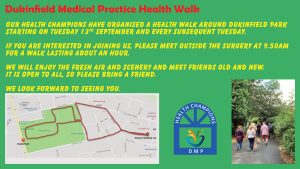 Healthwalkposter